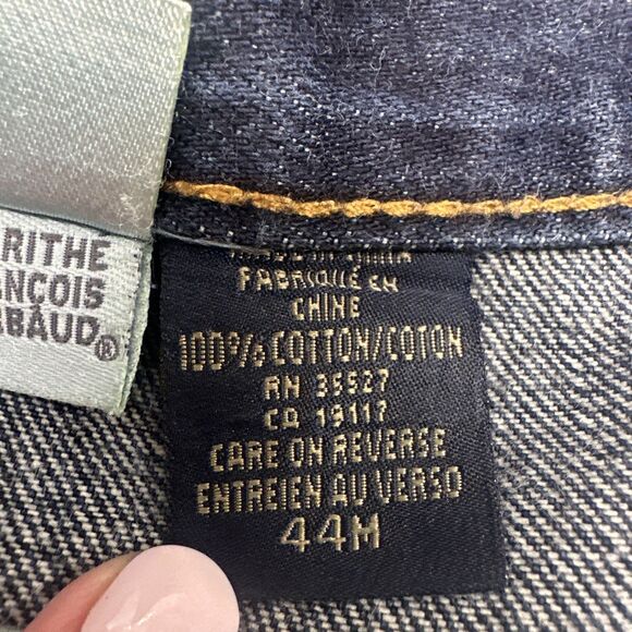 VTG Marithe Francois Girbaud Brand X Authentic Fit Jeans Mens 44x30 Baggy HipHop - Picture 5 of 13